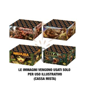 4 PEZZI 100 LANCI GOLD DRAGON