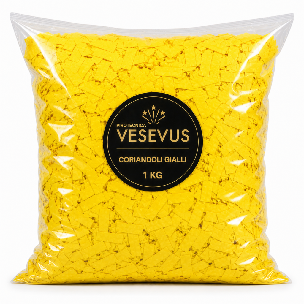 CORIANDOLI GIALLI DA 1KG