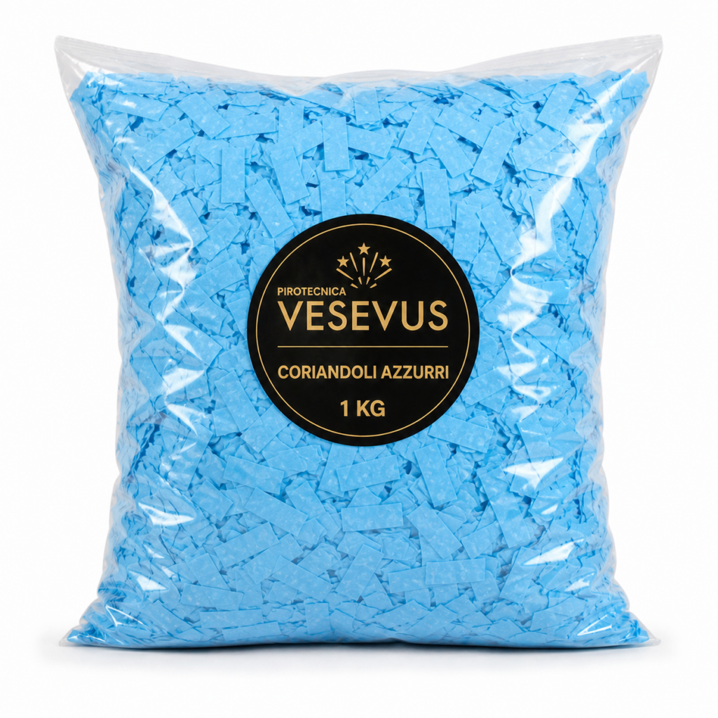 CORIANDOLI AZZURRI BUSTA DA 1KG