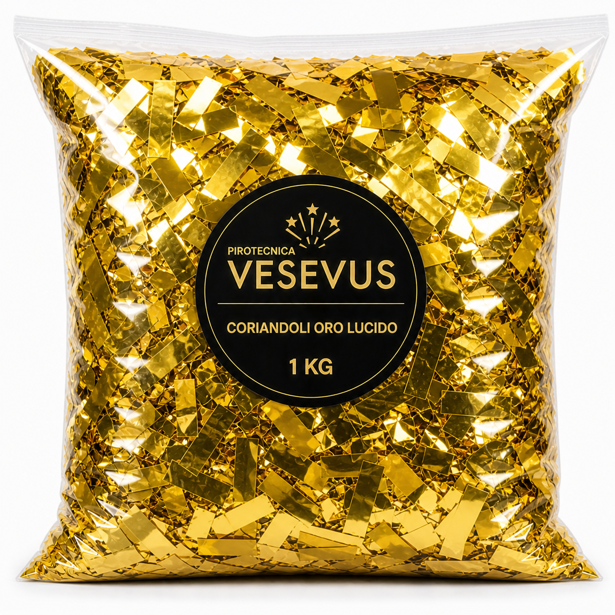 CORIANDOLI ORO LUCIDO DA 1KG