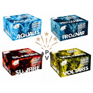 4 PEZZI 100 LANCI VOLPE MIX